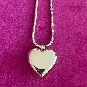 Zara Silver Heart Necklace